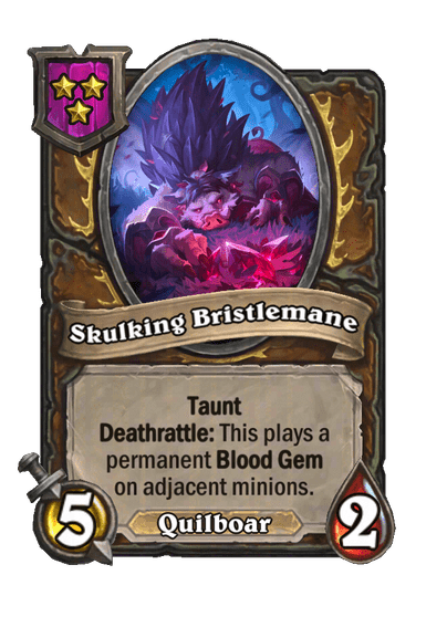 Skulking Bristlemane Hearthstone kártya
