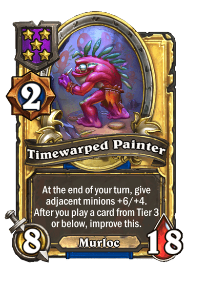 Timewarped Painter Hearthstone kártya