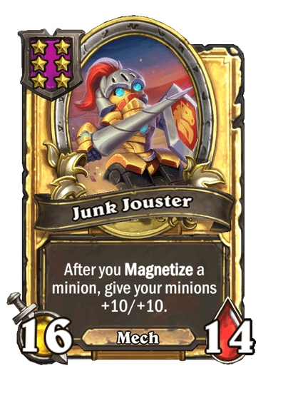 Junk Jouster Hearthstone kártya