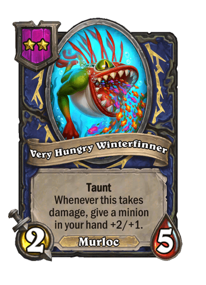 Very Hungry Winterfinner Hearthstone kártya
