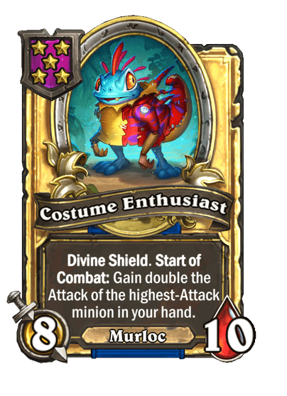 Costume Enthusiast Hearthstone kártya