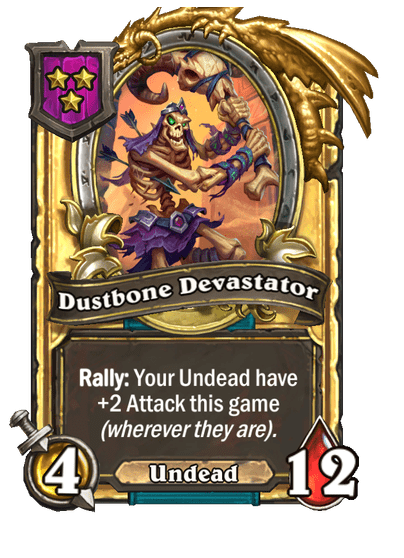 Dustbone Devastator Hearthstone kártya