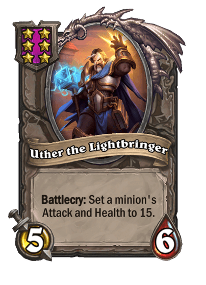 Uther the Lightbringer Hearthstone kártya