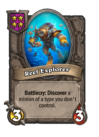 Reef Explorer Hearthstone kártya