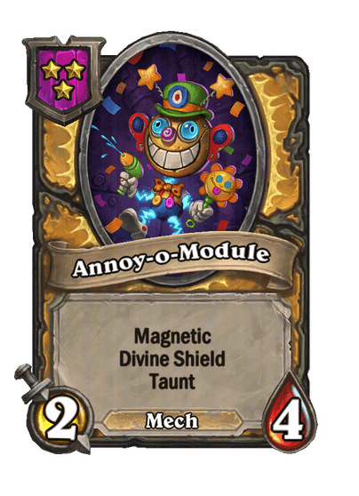 Annoy-o-Module Hearthstone kártya