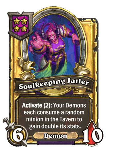 Soulkeeping Jailer Hearthstone kártya