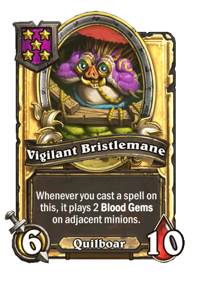 Vigilant Bristlemane Hearthstone kártya