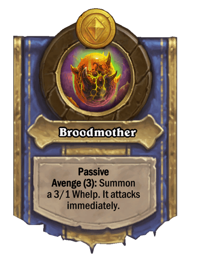 Broodmother Hearthstone kártya