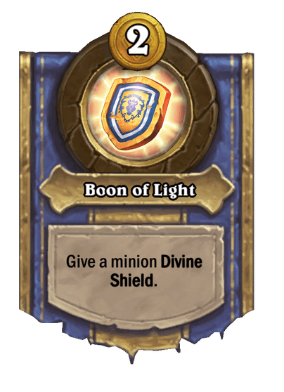 Boon of Light Hearthstone kártya