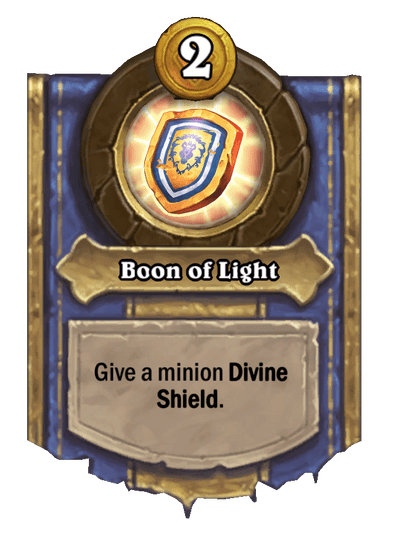 Boon of Light Hearthstone kártya