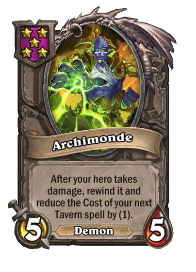 Archimonde Hearthstone kártya