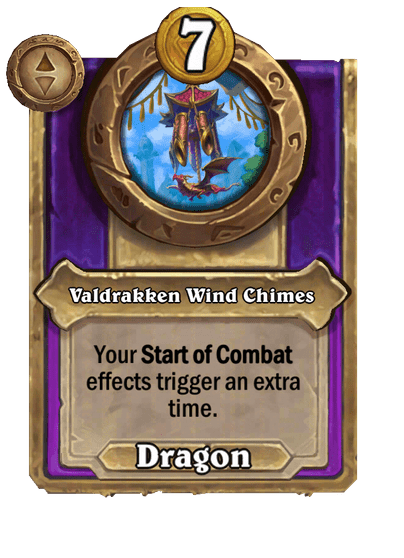 Valdrakken Wind Chimes Hearthstone kártya