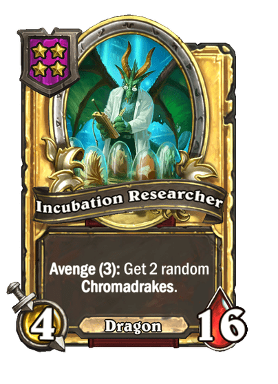 Incubation Researcher Hearthstone kártya