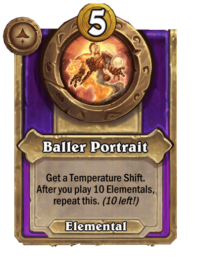 Baller Portrait Hearthstone kártya