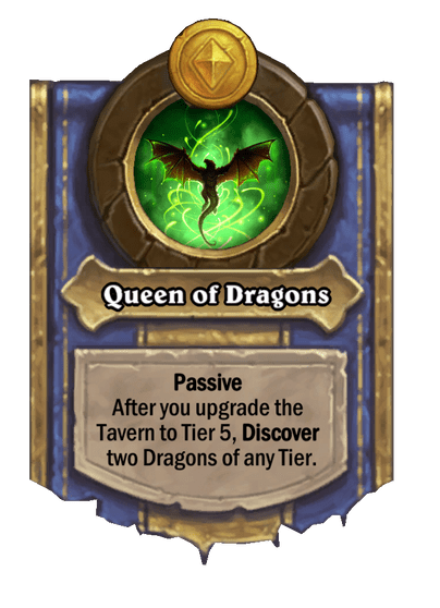 Queen of Dragons Hearthstone kártya
