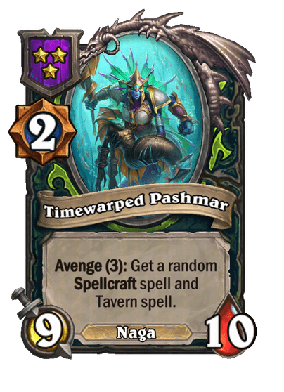 Timewarped Pashmar Hearthstone kártya