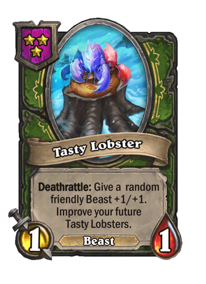 Tasty Lobster Hearthstone kártya