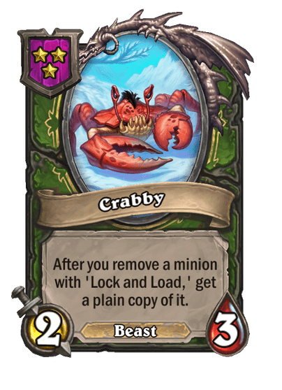 Crabby Hearthstone kártya