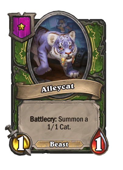 Alleycat Hearthstone kártya