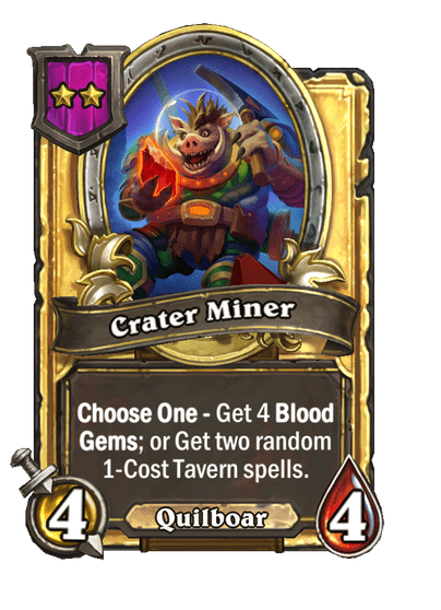Crater Miner Hearthstone kártya