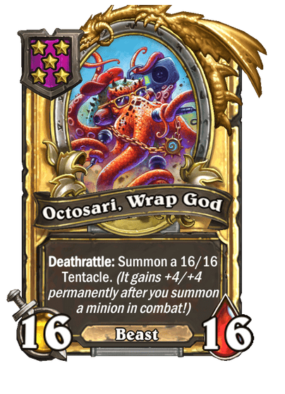 Octosari, Wrap God Hearthstone kártya