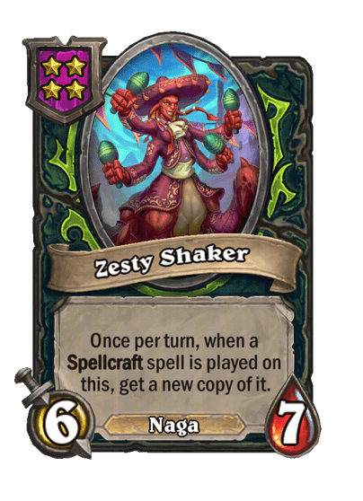 Zesty Shaker Hearthstone kártya