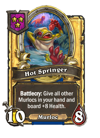 Hot Springer Hearthstone kártya