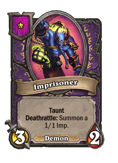 Imprisoner Hearthstone kártya