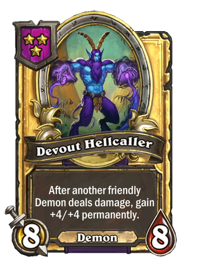 Devout Hellcaller Hearthstone kártya
