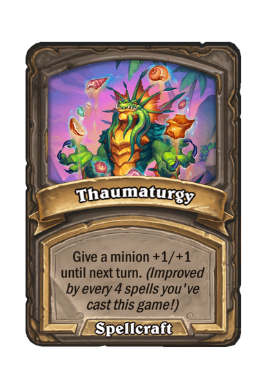 Thaumaturgy Hearthstone kártya