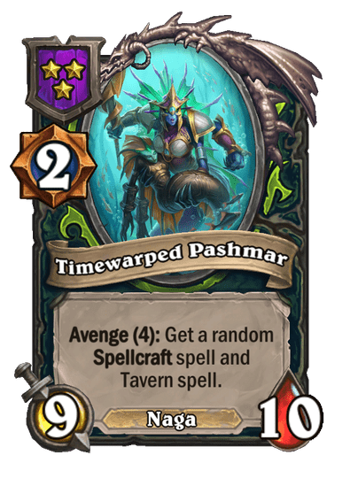 Timewarped Pashmar Hearthstone kártya