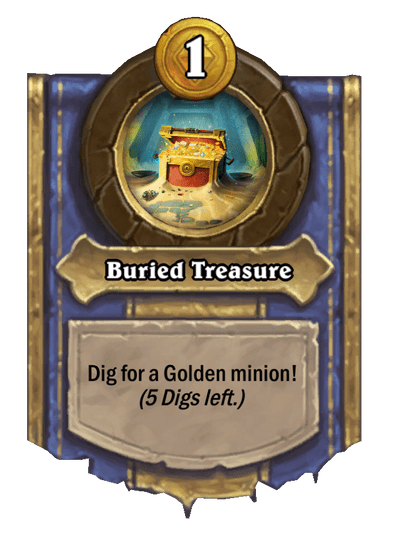 Buried Treasure Hearthstone kártya