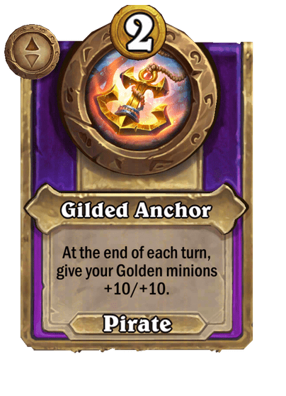Gilded Anchor Hearthstone kártya