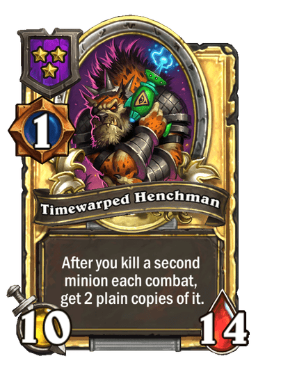Timewarped Henchman Hearthstone kártya