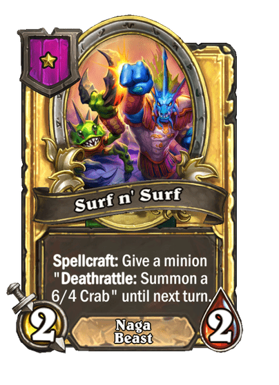 Surf n' Surf Hearthstone kártya