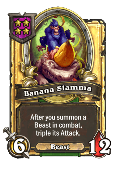 Banana Slamma Hearthstone kártya