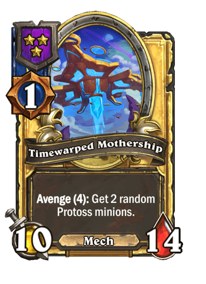 Timewarped Mothership Hearthstone kártya