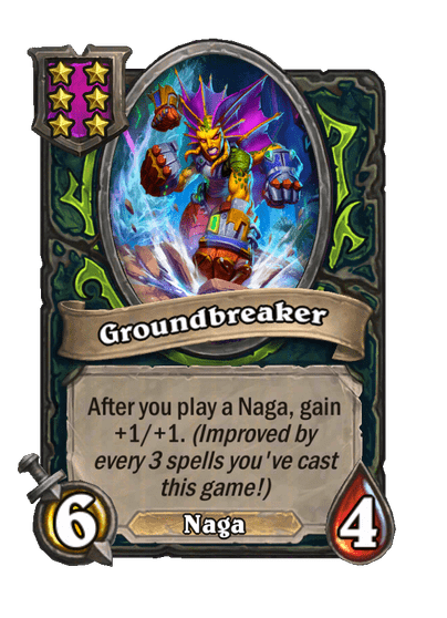 Groundbreaker Hearthstone kártya