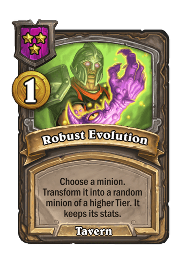 Robust Evolution