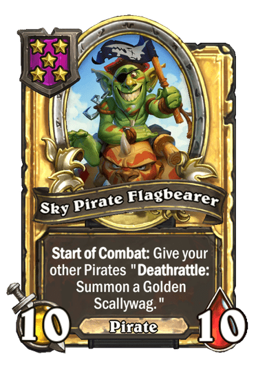 Sky Pirate Flagbearer Hearthstone kártya