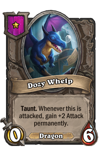 Dozy Whelp Hearthstone kártya