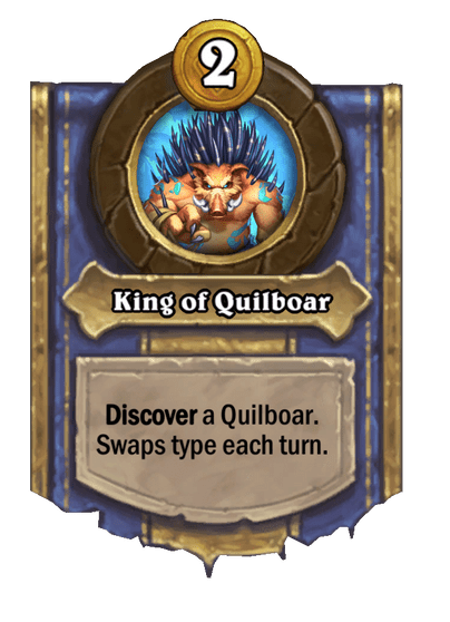 King of Quilboar Hearthstone kártya