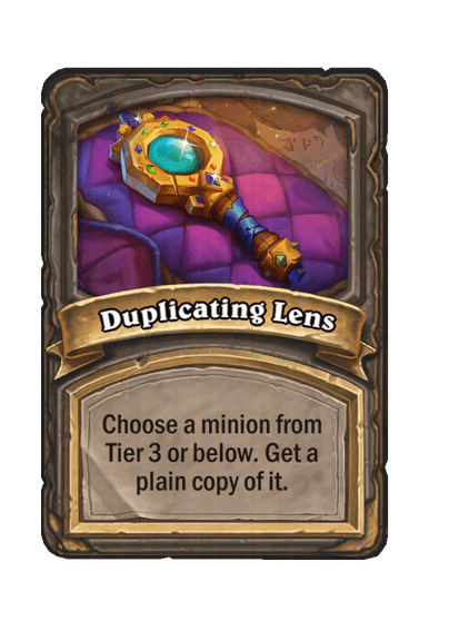 Duplicating Lens Hearthstone kártya