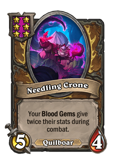 Needling Crone Hearthstone kártya