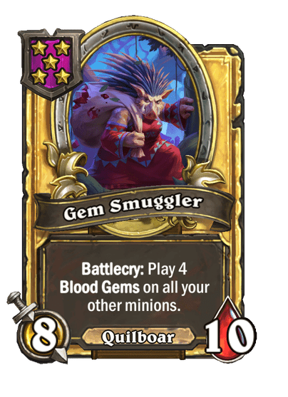 Gem Smuggler Hearthstone kártya