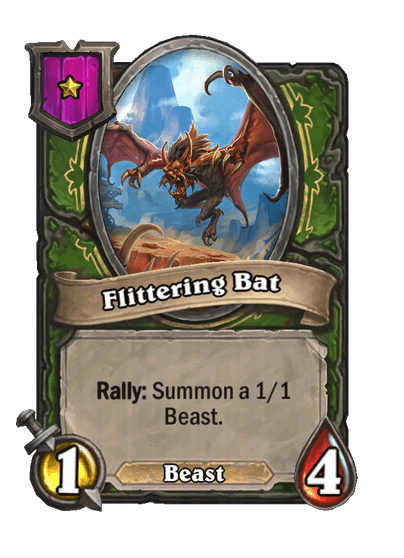 Flittering Bat Hearthstone kártya