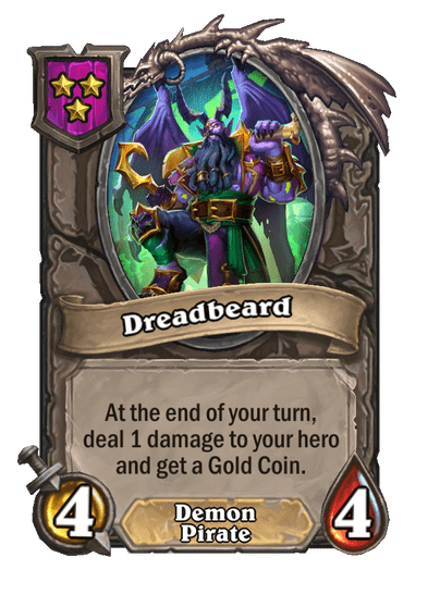 Dreadbeard Hearthstone kártya