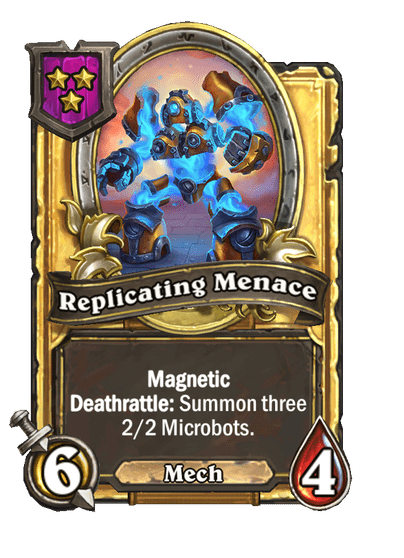 Replicating Menace Hearthstone kártya