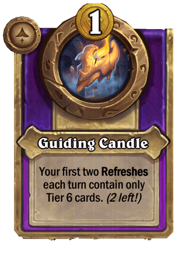 Guiding Candle Hearthstone kártya