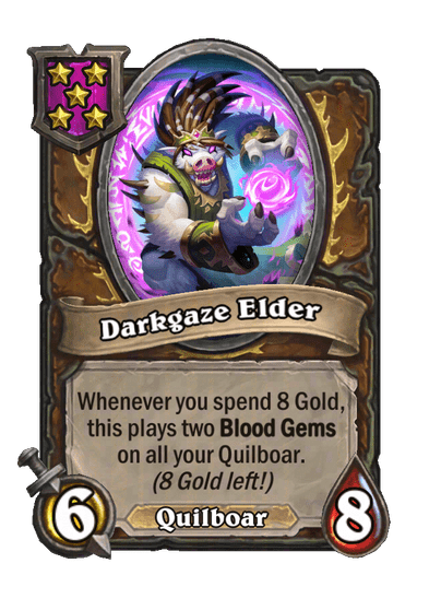 Darkgaze Elder Hearthstone kártya